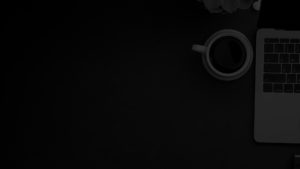 Black and White Coffee Mug and Work