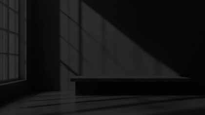 Corner of a naturally sunlit room